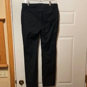 Chaps Black Stretch Slim Pants 8‎